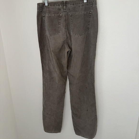 Talbots Heritage Corduroy Pants Womens 8 Brown  Cotton Stretch Straight Leg‎ - Picture 6 of 13